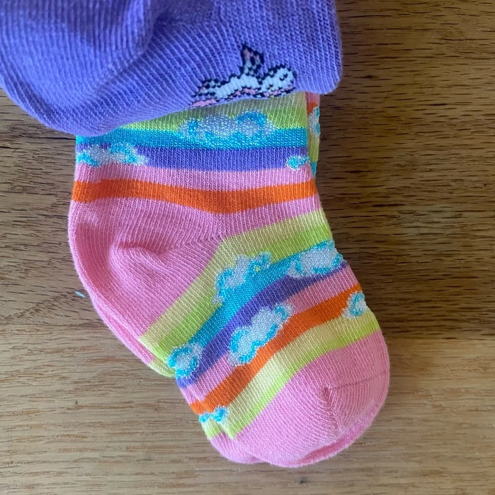 NWT Baby Toddler Girls 3 Pack Crew Socks 12-24 Month